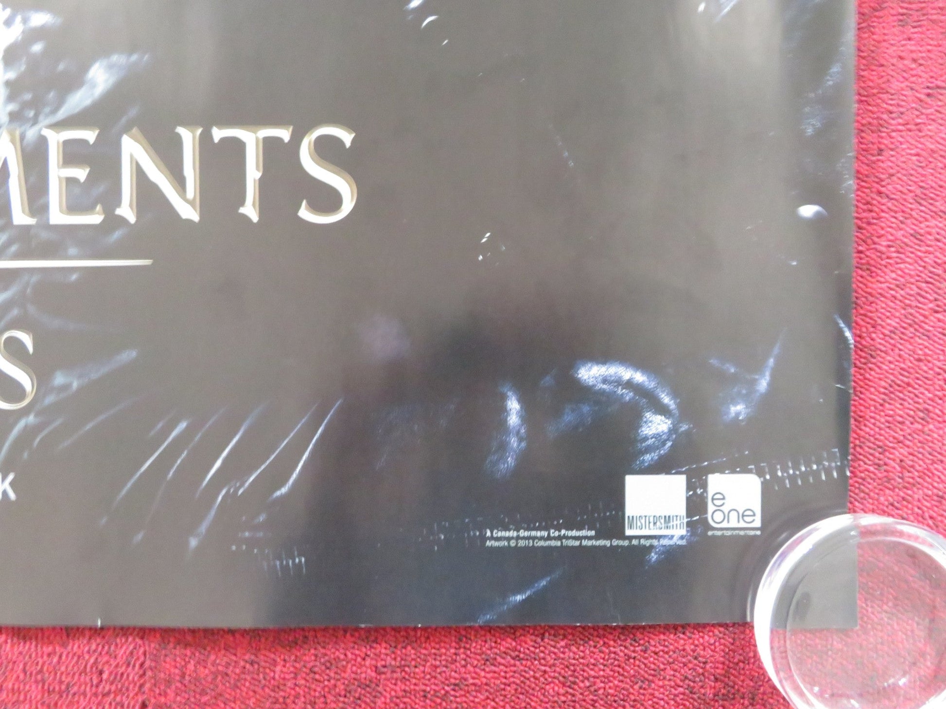 THE MORTAL INSTRUMENTS: CITY OF BONES UK QUAD ROLLED POSTER LILY COLLINS 2013 Rendezvous Cinema Movie posters