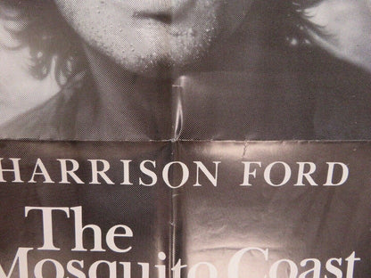 THE MOSQUITO COAST FOLDED US ONE SHEET POSTER HARRISON FORD HELEN MIRREN 1986 Movie posters