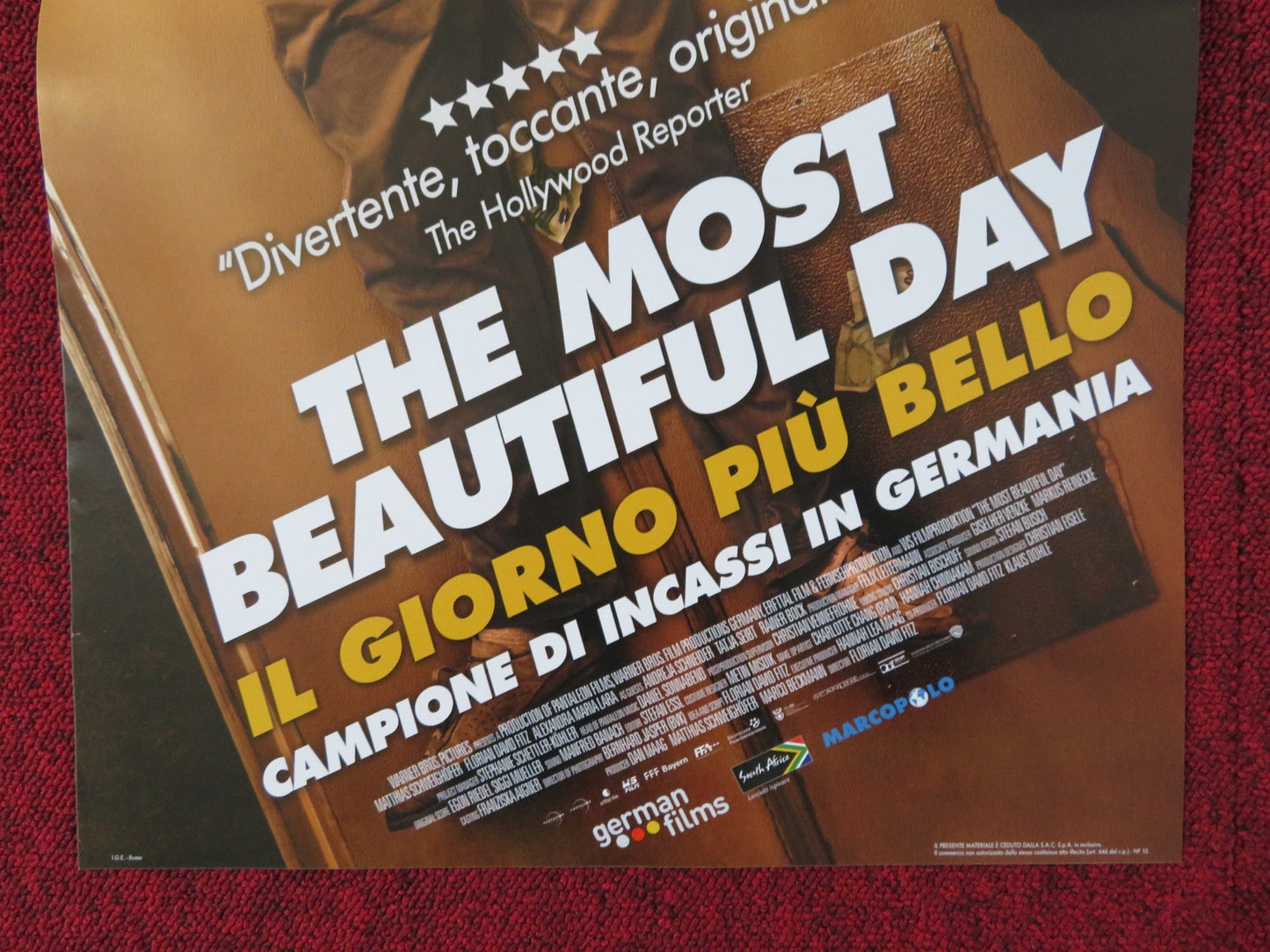 THE MOST BEAUTIFUL DAY ITALIAN LOCANDINA POSTER MATTHIAS SCHEIGHOFER 2016 Rendezvous Cinema Movie posters