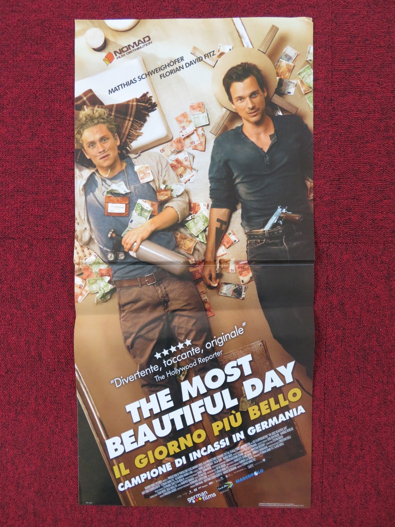 THE MOST BEAUTIFUL DAY ITALIAN LOCANDINA POSTER MATTHIAS SCHEIGHOFER 2016 Rendezvous Cinema Movie posters