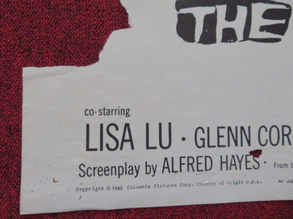 THE MOUNTAIN ROAD FOLDED US ONE SHEET POSTER JAMES STEWART LISA LU 1960 Movie posters