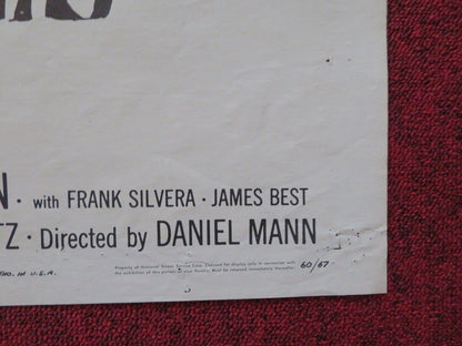 THE MOUNTAIN ROAD FOLDED US ONE SHEET POSTER JAMES STEWART LISA LU 1960 Movie posters