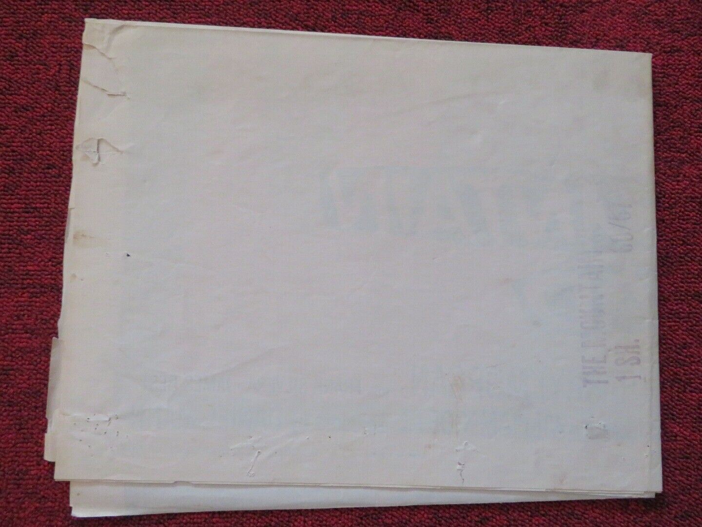 THE MOUNTAIN ROAD FOLDED US ONE SHEET POSTER JAMES STEWART LISA LU 1960 Movie posters