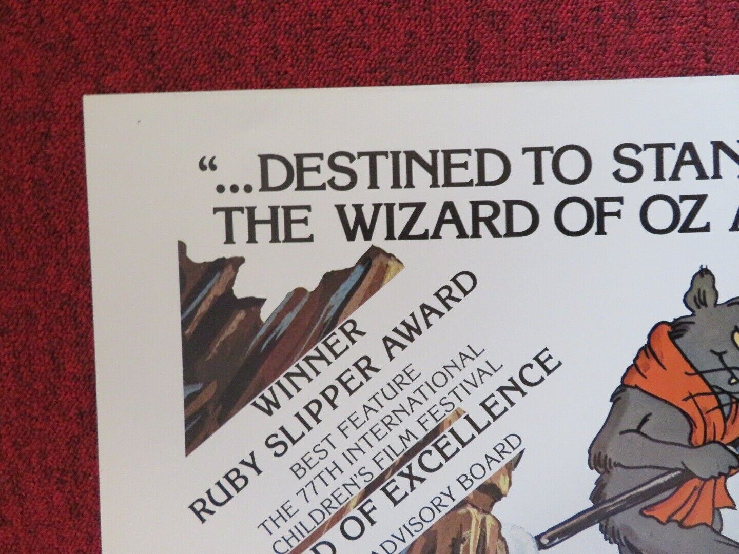 THE MOUSE AND HIS CHILD FOLDED US ONE SHEET POSTER PETER USTINOV 1977 Movie posters