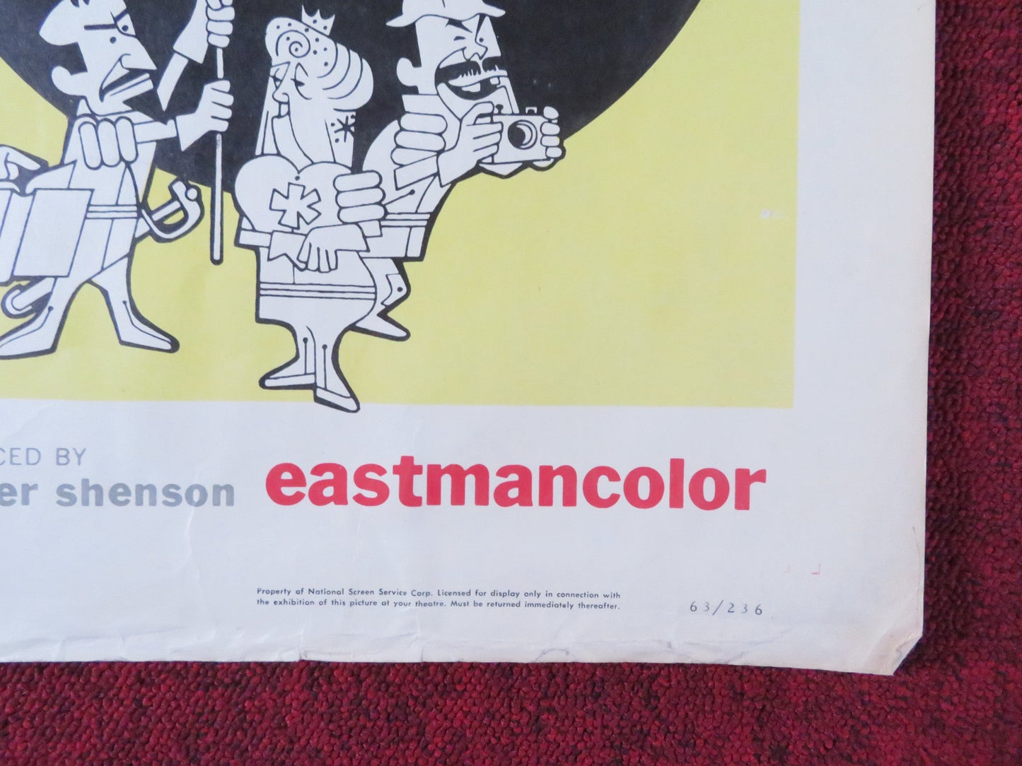 THE MOUSE ON THE MOON HALF SHEET (22"x 28") POSTER RUTHERFORD MOODY 1963 Rendezvous Cinema Movie posters