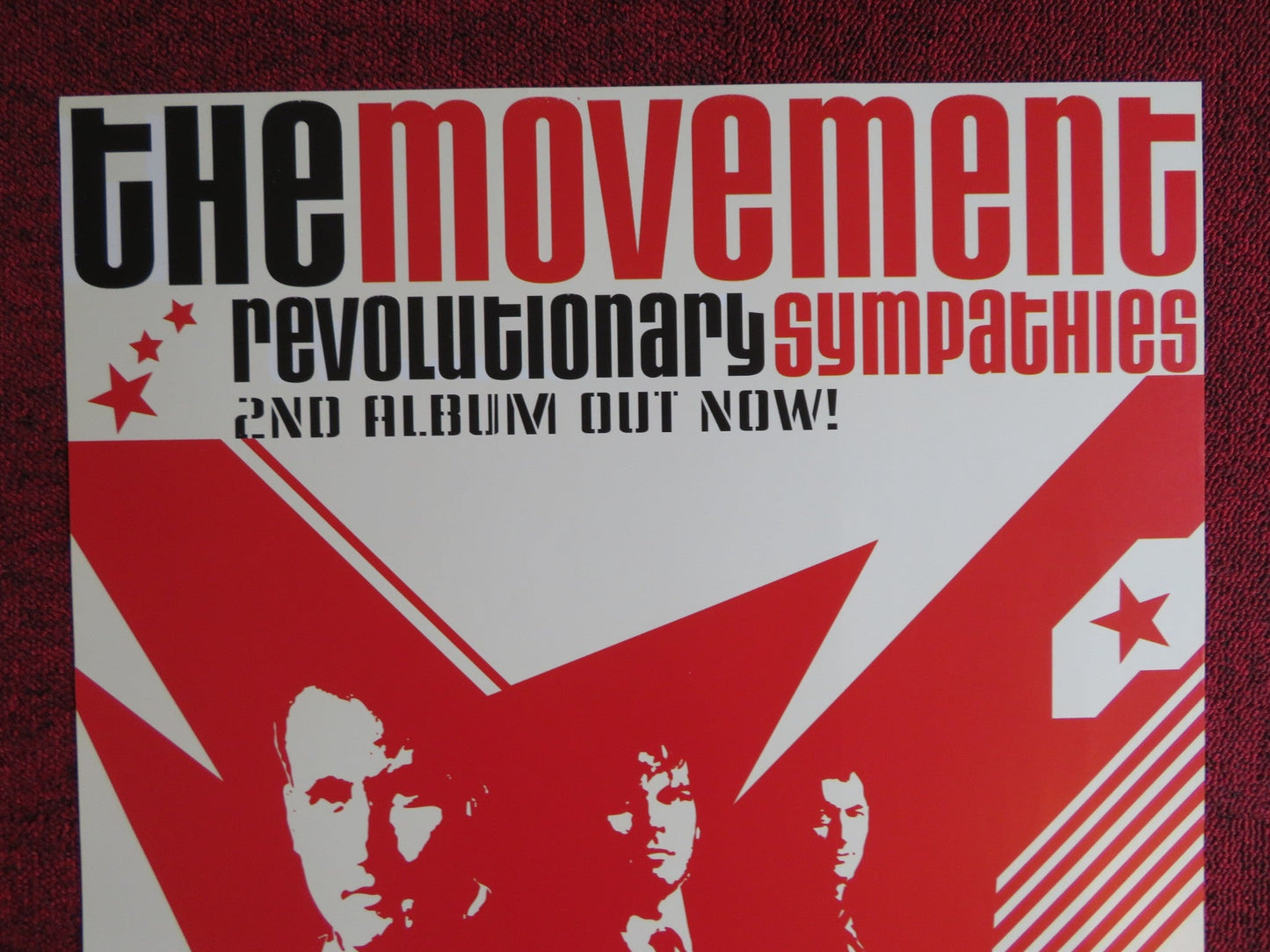 THE MOVEMENT REVOLUTIONARY SYMPATHIES GERMANMUSIC PROMO ALBUM POSTER 2005 Rendezvous Cinema Movie posters