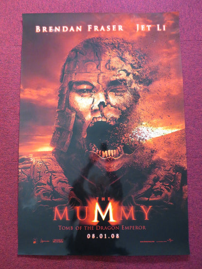 THE MUMMY TOMB OF THE DRAGON EMPEROR US ONE SHEET ROLLED POSTER B. FRASER 2008 Rendezvous Cinema Movie posters