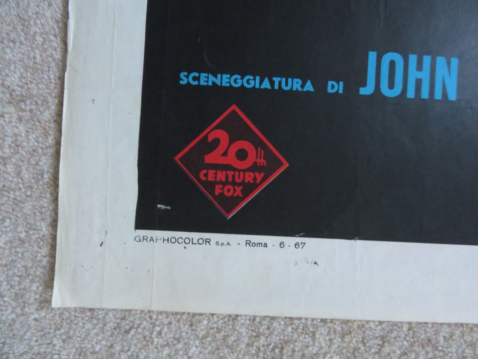 THE MUMMY'S SHROUD ITALIAN 2 FOGLIO POSTER ANDRE MORELL JOHN PHILLIPS 1967 Rendezvous Cinema Movie posters