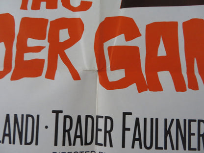 THE MURDER GAME FOLDED US ONE SHEET POSTER KEN SCOTT MARLA LANDI 1965 Rendezvous Cinema Movie posters