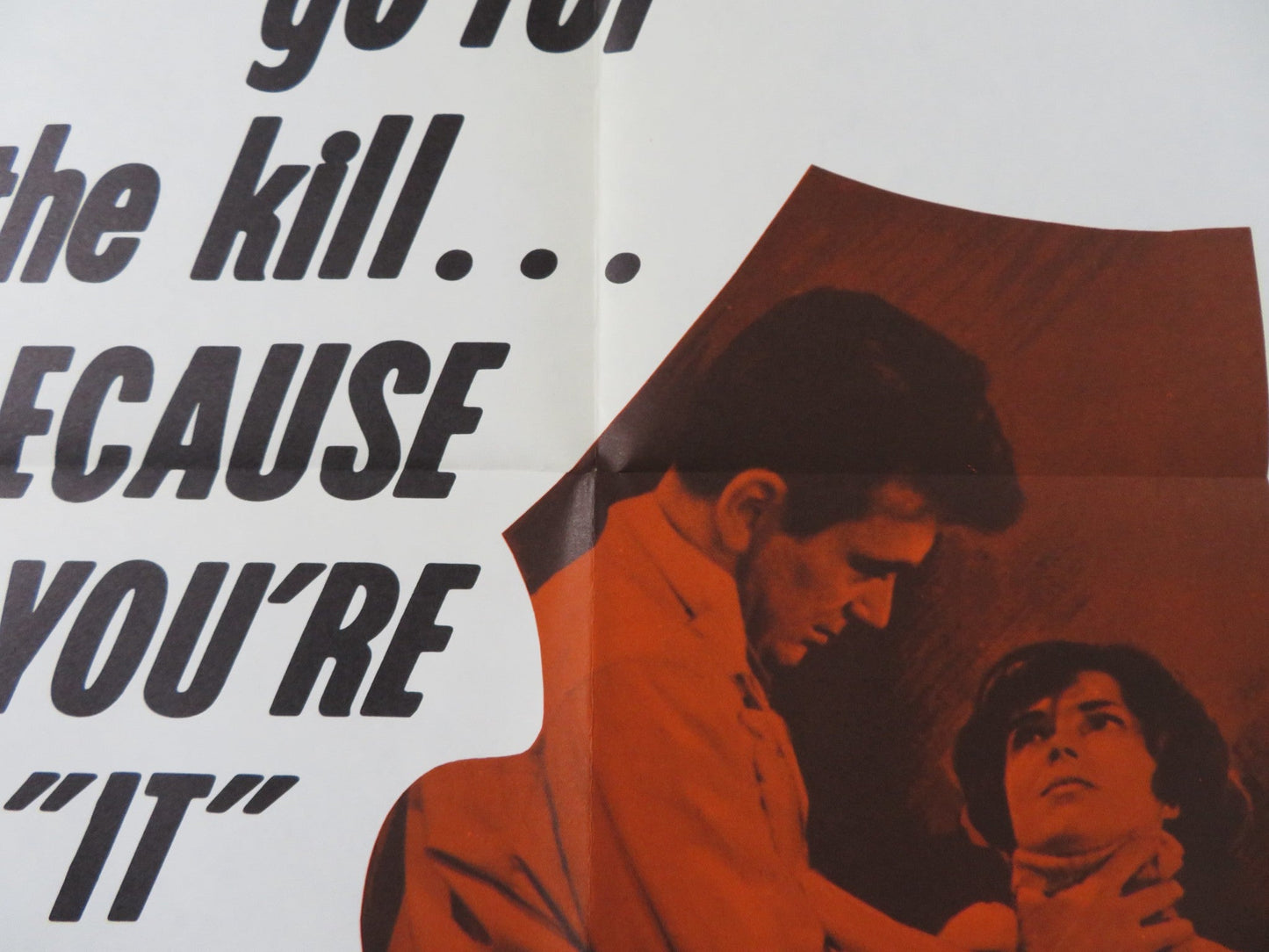 THE MURDER GAME FOLDED US ONE SHEET POSTER KEN SCOTT MARLA LANDI 1965 Rendezvous Cinema Movie posters