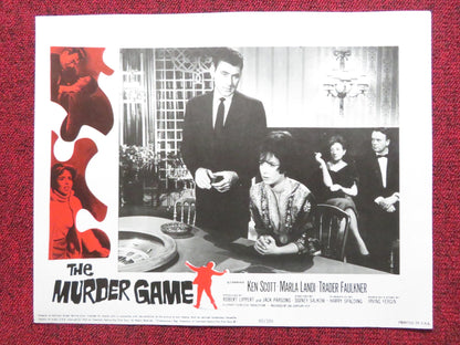 THE MURDER GAME US LOBBY CARD FULL SET KEN SCOTT MARLA LANDI 1965 Rendezvous Cinema Movie posters