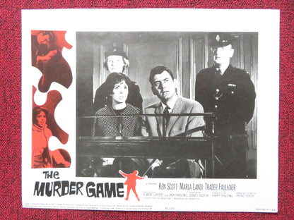 THE MURDER GAME US LOBBY CARD FULL SET KEN SCOTT MARLA LANDI 1965 Rendezvous Cinema Movie posters