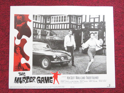 THE MURDER GAME US LOBBY CARD FULL SET KEN SCOTT MARLA LANDI 1965 Rendezvous Cinema Movie posters