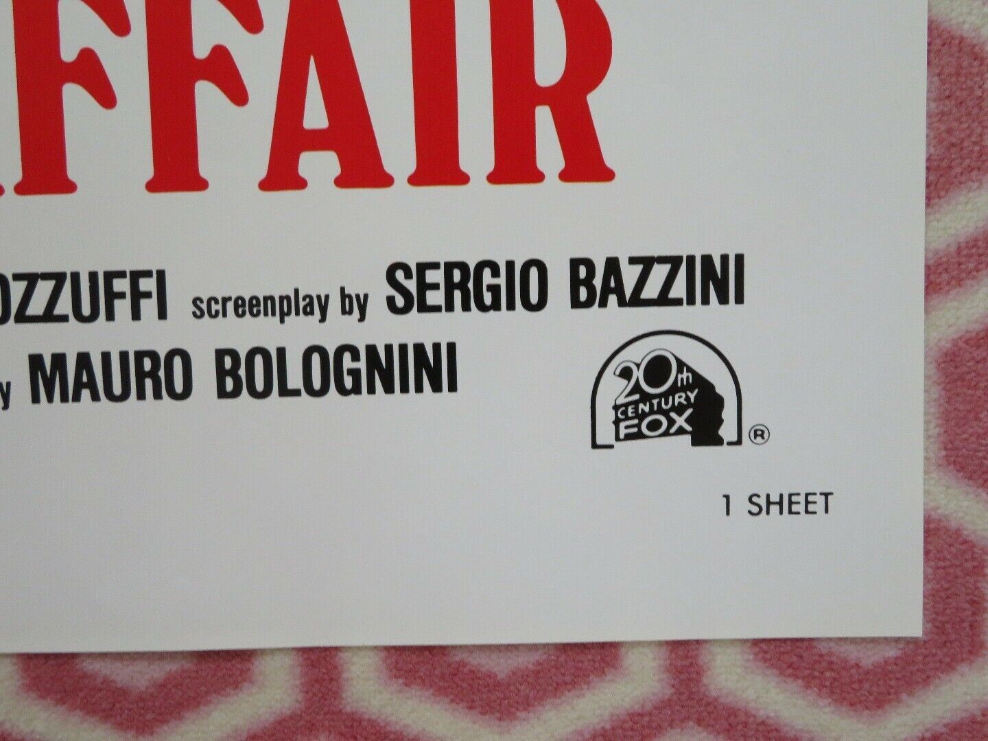 THE MURRI AFFAIR US ONE SHEET POSTER CATHERINE DENEUVE GIANCARLO GIANNINI 1974 Movie posters