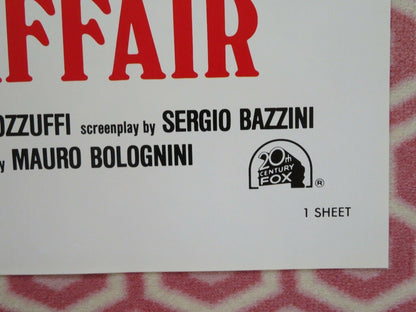 THE MURRI AFFAIR US ONE SHEET POSTER CATHERINE DENEUVE GIANCARLO GIANNINI 1974 Movie posters