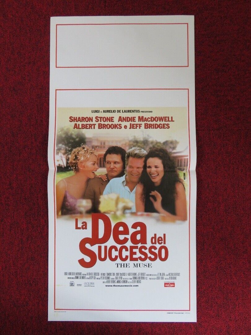 THE MUSE ITALIAN LOCANDINA (27.5"x13") POSTER SHARON STONE ANDIE MACDOWELL 1999 Movie posters