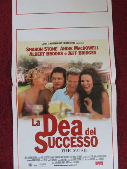 THE MUSE ITALIAN LOCANDINA (27.5"x13") POSTER SHARON STONE ANDIE MACDOWELL 1999 Movie posters