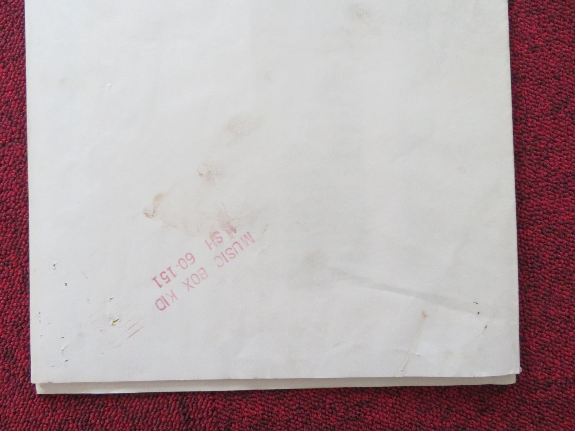 THE MUSIC BOX KID FOLDED US ONE SHEET POSTER RONALD FOSTER LUANA PATTEN 1960 Rendezvous Cinema Movie posters