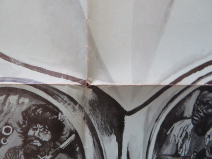 THE MYSTERIOUS ISLAND OF CAPTAIN NEMO FOLDED US ONE SHEET POSTER OMAR SHARIF '74 Movie posters