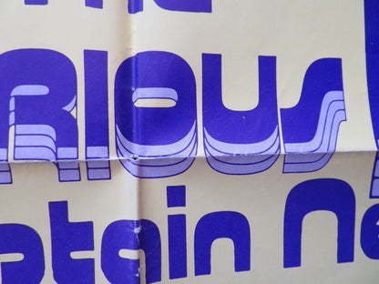 THE MYSTERIOUS ISLAND OF CAPTAIN NEMO FOLDED US ONE SHEET POSTER OMAR SHARIF '74 Movie posters