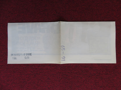 THE NAKED AND THE BRAVE FOLDED US ONE SHEET POSTER ELKE SOMMER H. BUCHOLZ 1965 Rendezvous Cinema Movie posters