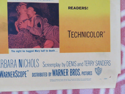 THE NAKED AND THE DEAD US HALF SHEET (22"x 28") POSTER ALDO RAY C ROBERTSON 1958 Movie posters