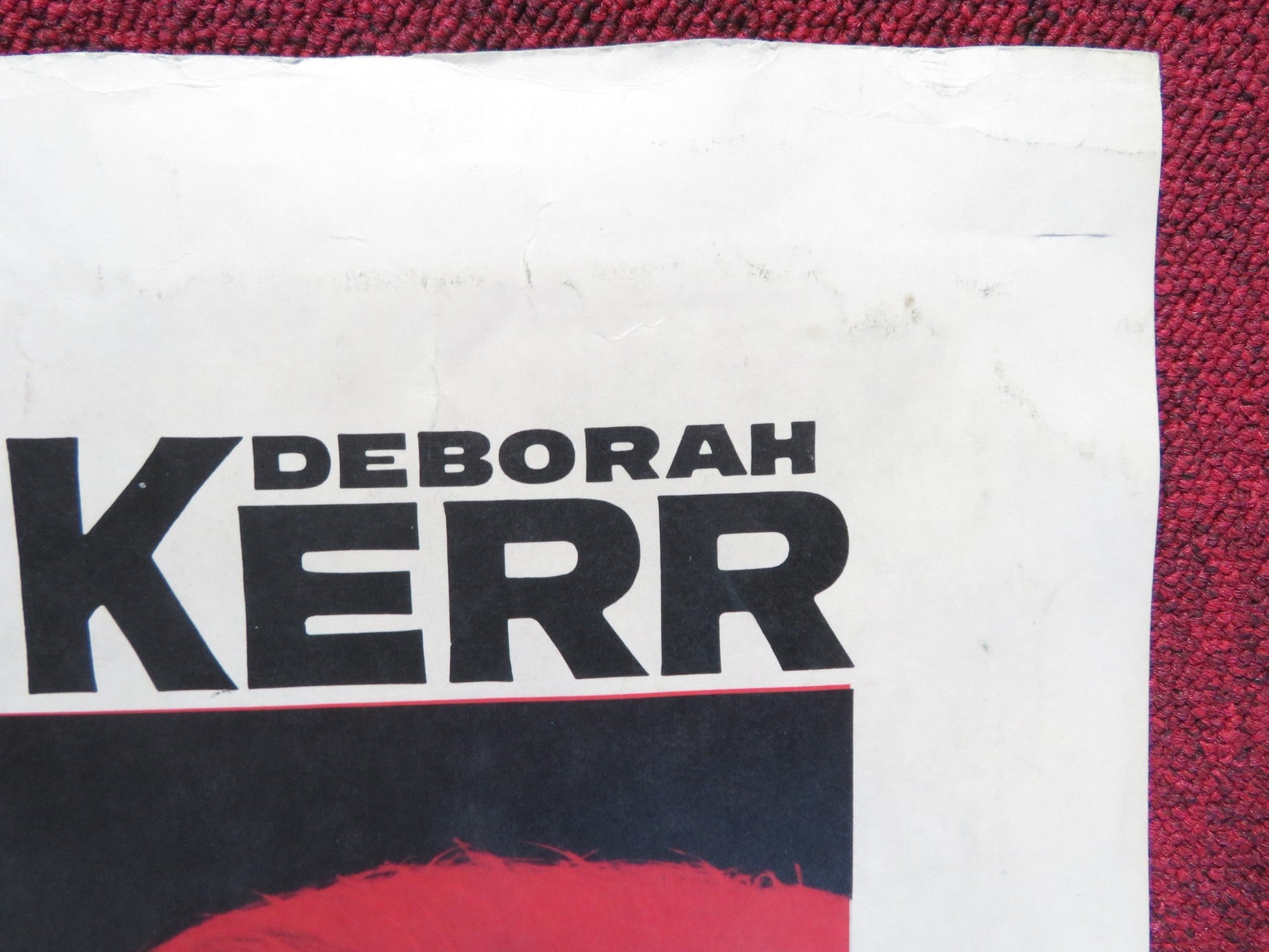 THE NAKED EDGE US HALF SHEET (22"x 28") POSTER GARY COOPER DEBORAH KERR 1961 Rendezvous Cinema Movie posters