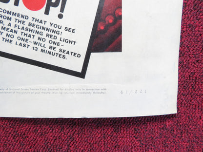 THE NAKED EDGE US HALF SHEET (22"x 28") POSTER GARY COOPER DEBORAH KERR 1961 Rendezvous Cinema Movie posters