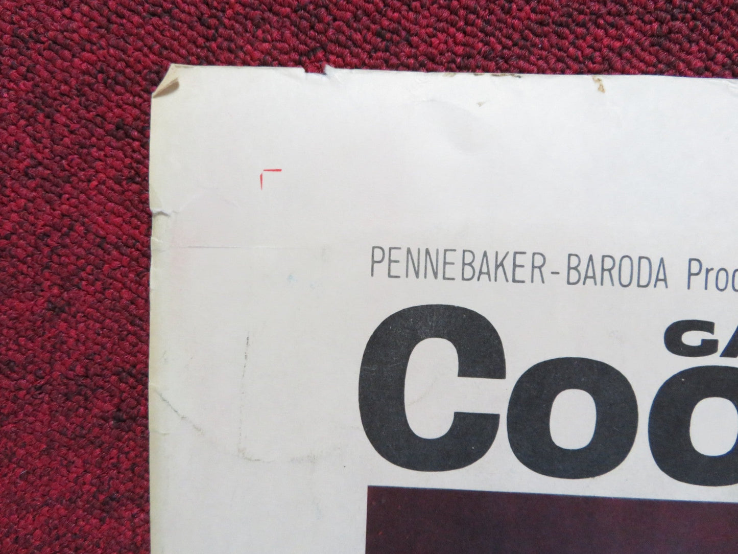 THE NAKED EDGE US HALF SHEET (22"x 28") POSTER GARY COOPER DEBORAH KERR 1961 Rendezvous Cinema Movie posters