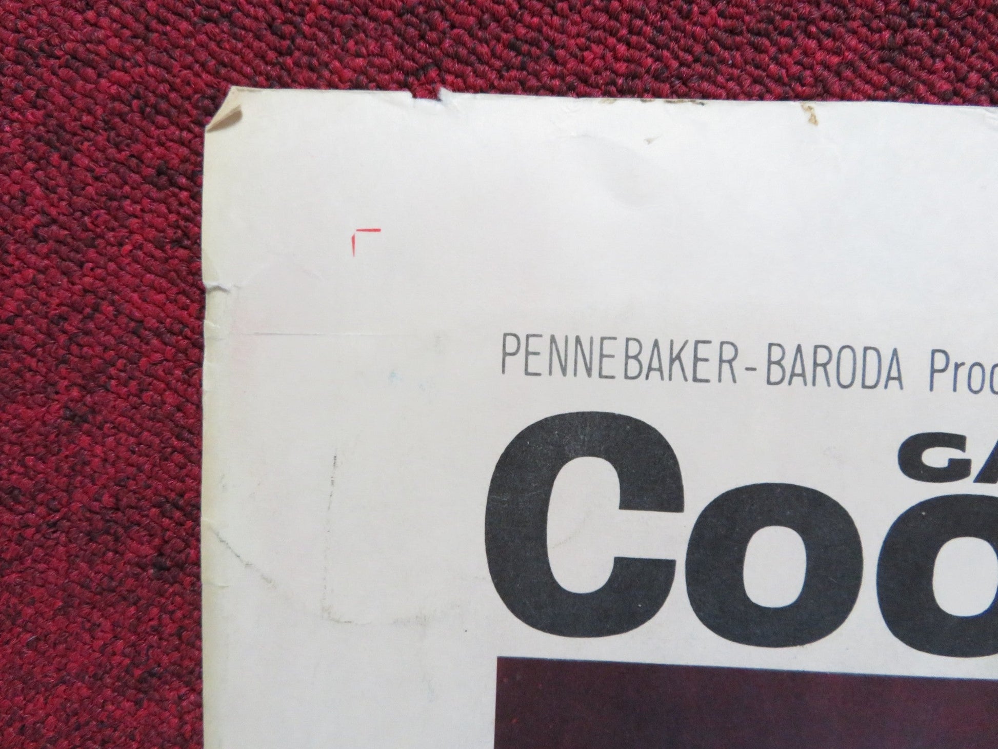 THE NAKED EDGE US HALF SHEET (22"x 28") POSTER GARY COOPER DEBORAH KERR 1961 Rendezvous Cinema Movie posters