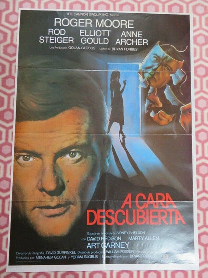 The Naked Face cannon SPANISH (39.5"X 27.5") ROLLED POSTER ROGER MOORE 1984 Movie posters