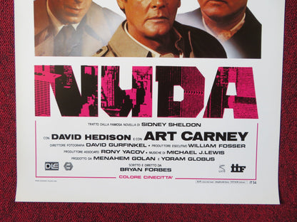 THE NAKED FACE ITALIAN LOCANDINA POSTER CANNON ROGER MOORE ROD STEIGER 1984 Rendezvous Cinema Movie posters