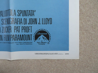 THE NAKED GUN ITALIAN 4 FOGLIO POSTER LESLIE NIELSON PRISCILLA PRESLEY 1989 Rendezvous Cinema Movie posters