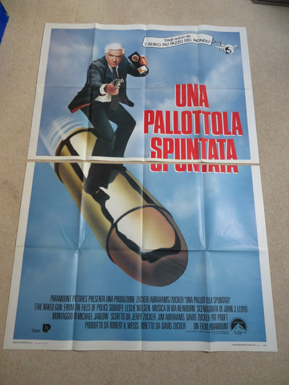 THE NAKED GUN ITALIAN 4 FOGLIO POSTER LESLIE NIELSON PRISCILLA PRESLEY 1989 Rendezvous Cinema Movie posters
