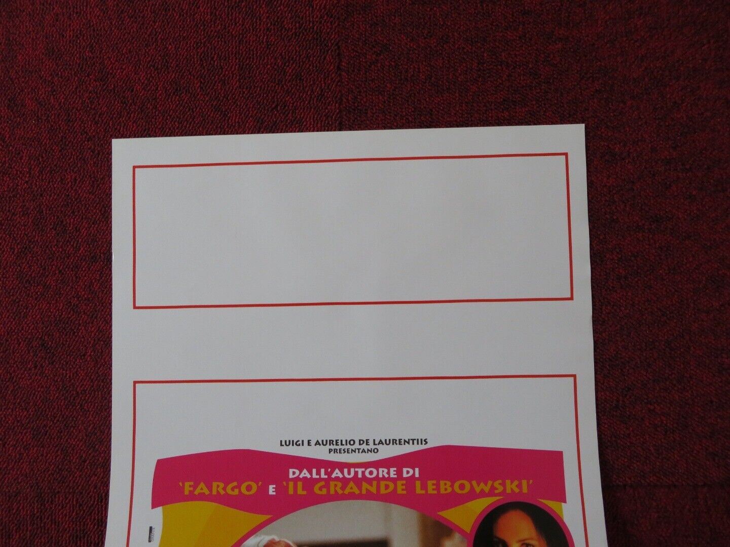 THE NAKED MAN ITALIAN LOCANDINA (27.5"x13") POSTER J. TODD ANDERSON 2001 Movie posters