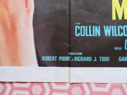 THE NAME OF THE GAME IS KILL ITALIAN 2 FOGLIO (55"x 39") POSTER JACK LORD 1972 Movie posters