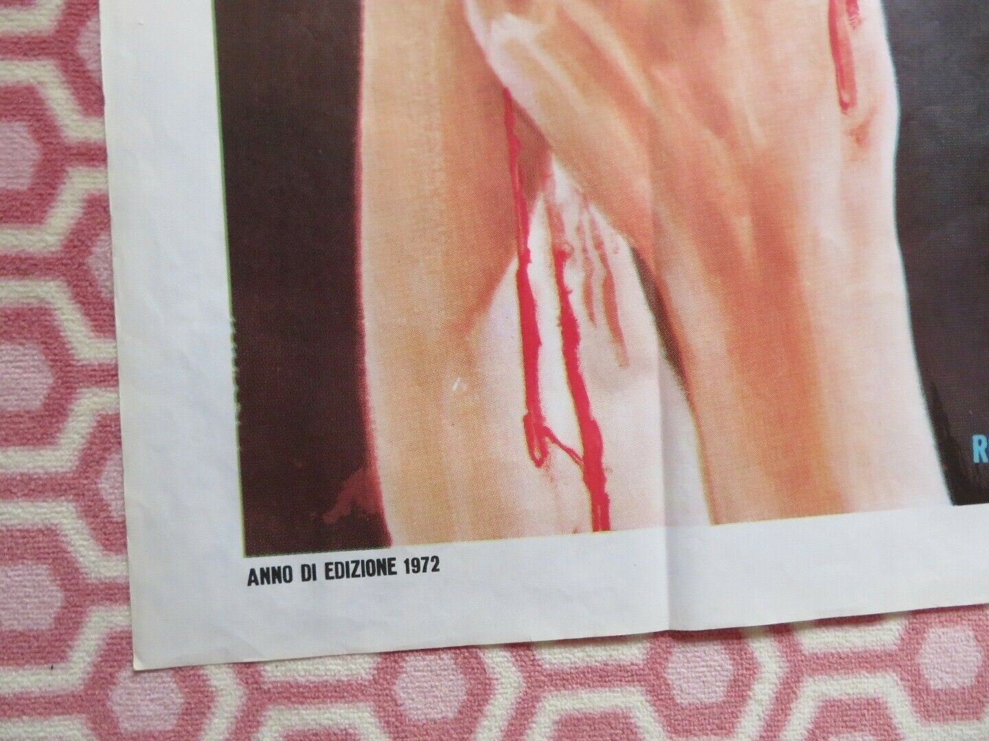 THE NAME OF THE GAME IS KILL ITALIAN 2 FOGLIO (55"x 39") POSTER JACK LORD 1972 Movie posters