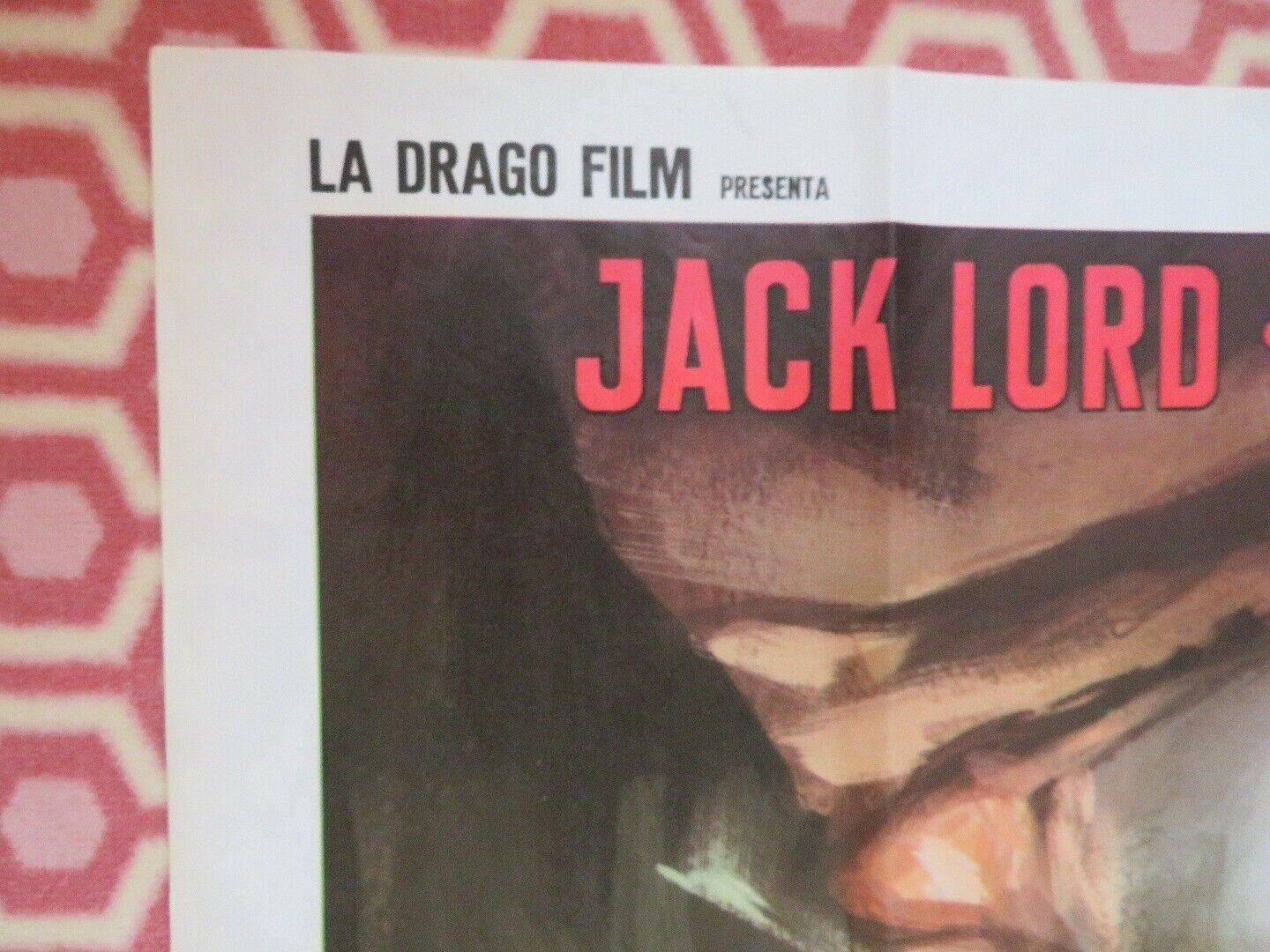 THE NAME OF THE GAME IS KILL ITALIAN 2 FOGLIO (55"x 39") POSTER JACK LORD 1972 Movie posters