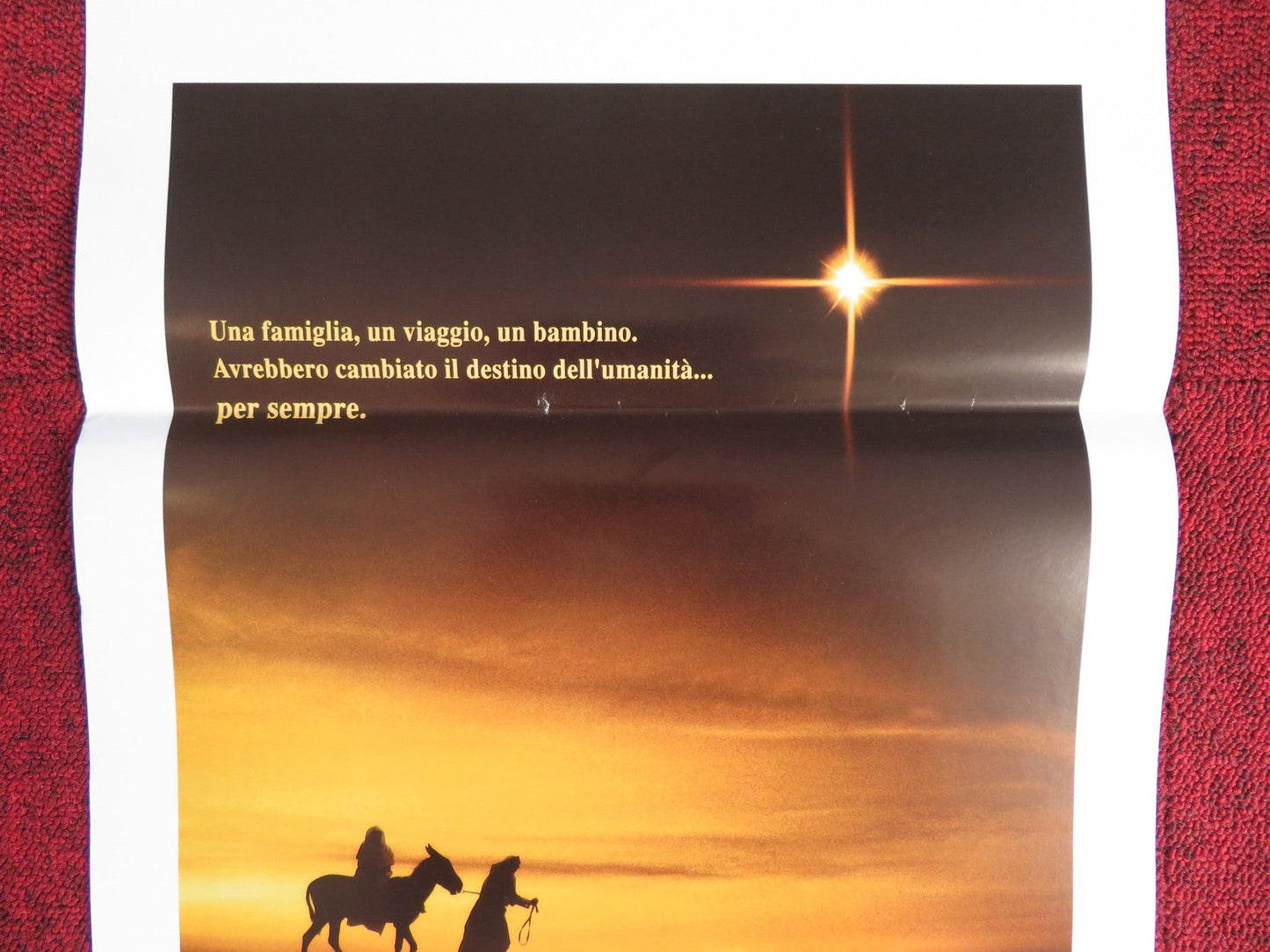 THE NATIVITY STORY ITALIAN LOCANDINA POSTER OSCAR ISAAC K. CASTLE - HUGHES 2005 Rendezvous Cinema Movie posters