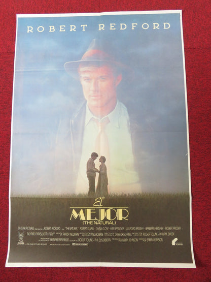 THE NATURAL SPANISH POSTER ROBERT REDFORD ROBERT DUVALL 1984 Rendezvous Cinema Movie posters
