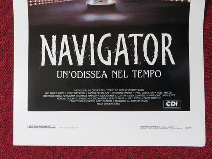 THE NAVIGATOR: A MEDIEVAL ODYSSEY ITALIAN LOCANDINA (27.5"x13") POSTER 1988 Movie posters