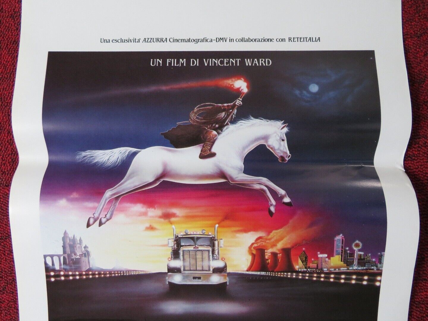 THE NAVIGATOR: A MEDIEVAL ODYSSEY ITALIAN LOCANDINA (27.5"x13") POSTER 1988 Movie posters