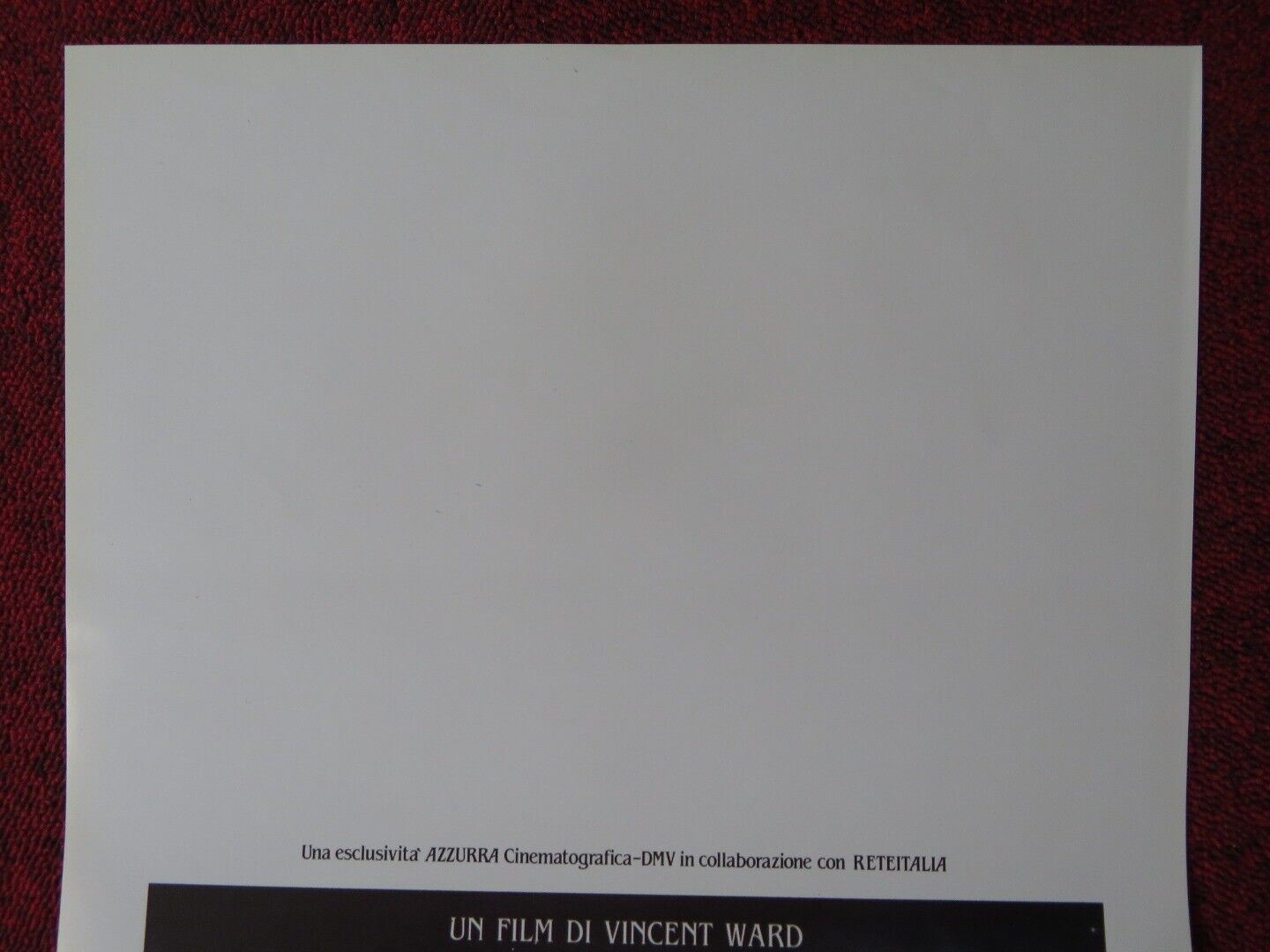 THE NAVIGATOR: A MEDIEVAL ODYSSEY ITALIAN LOCANDINA (27.5"x13") POSTER 1988 Movie posters