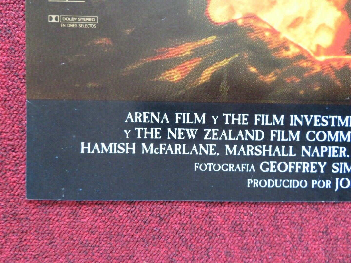 THE NAVIGATOR: A MEDIEVIL ODYSSEY SPANISH ROLLED POSTER BRUCE LYONS 1988 Movie posters