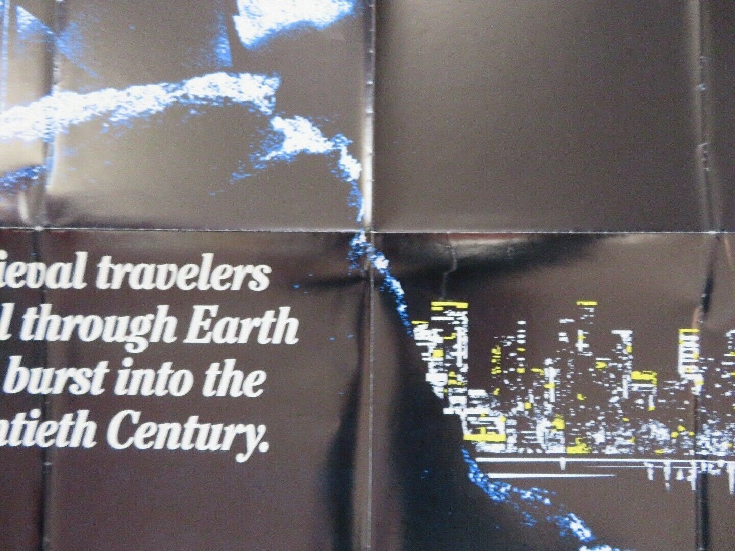 THE NAVIGATOR:AN ODYSSEY ACROSS TIME VIDEO POSTER FOLDED B LYONS C HAYWOOD '89 Movie posters