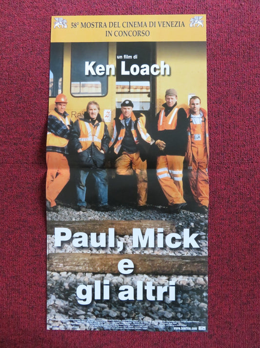 THE NAVIGATORS ITALIAN LOCANDINA POSTER KEN LOACH DEAN ANDREWS 2001 Rendezvous Cinema Movie posters