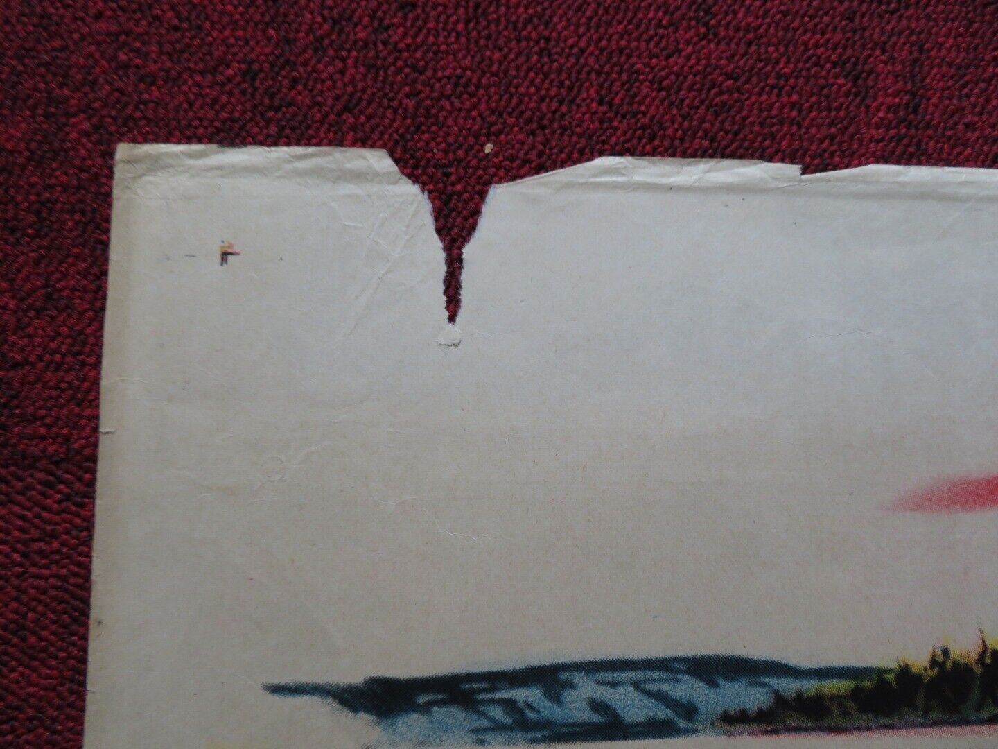 THE NEBRASKAN FOLDED US ONE SHEET POSTER PHILIP CAREY ROBERTA HAYNES 1953 Movie posters