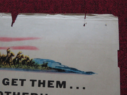 THE NEBRASKAN FOLDED US ONE SHEET POSTER PHILIP CAREY ROBERTA HAYNES 1953 Movie posters