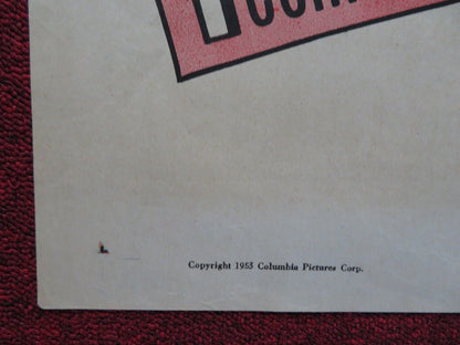 THE NEBRASKAN FOLDED US ONE SHEET POSTER PHILIP CAREY ROBERTA HAYNES 1953 Movie posters