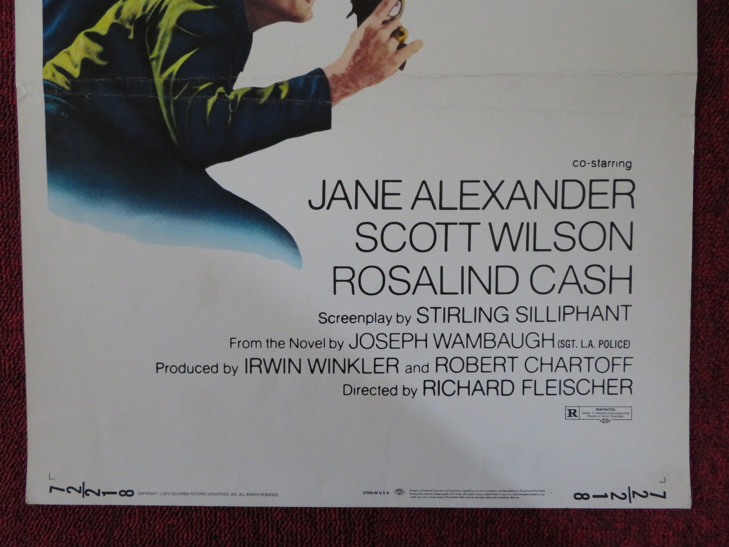 THE NEW CENTURIONS US INSERT (14"x 36") POSTER GEORGE C. SCOTT STACY KEACH 1972 Rendezvous Cinema Movie posters
